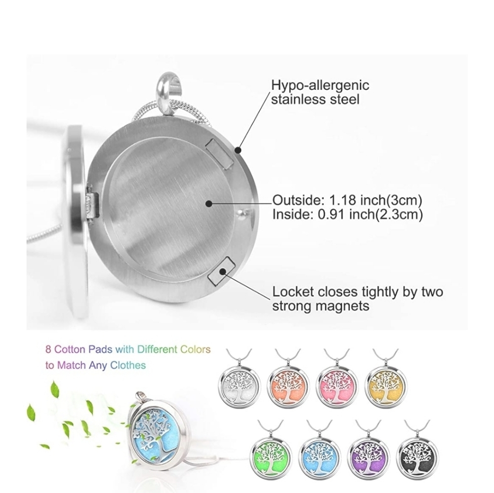 Faurora Essential Oil Diffuser Necklace - image 5